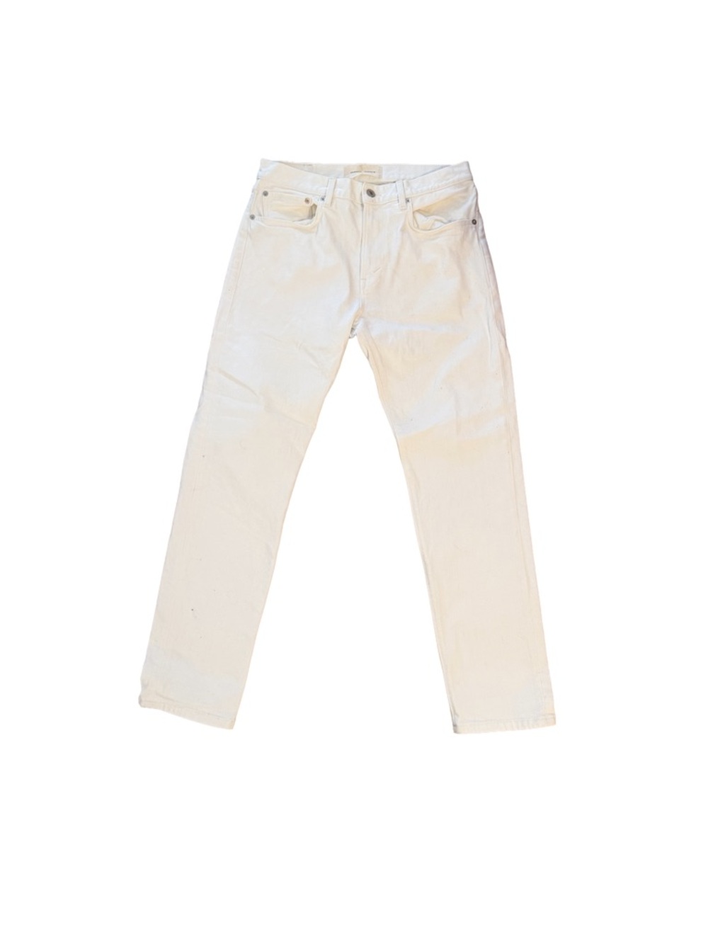 Jeanerica Slim Leg White Denim Jeans